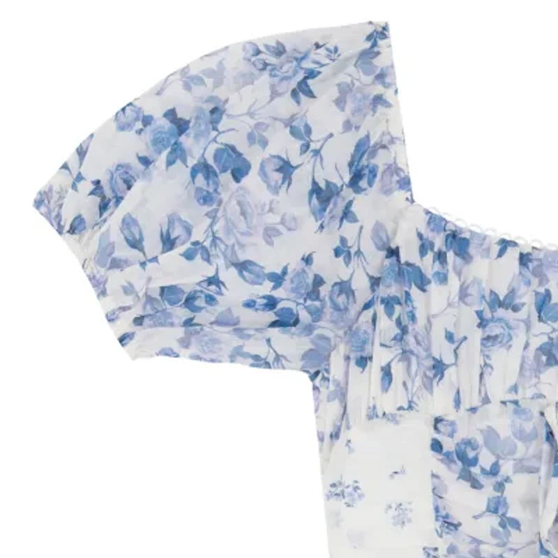 Rare Editions Big Kid Girls Short Sleeve A-Line Dress