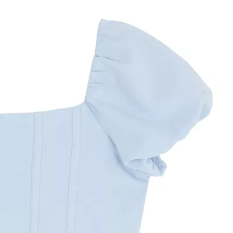 Rare Editions Big Kid Girls Short Sleeve Skater Dress