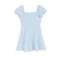 Rare Editions Big Kid Girls Short Sleeve Skater Dress