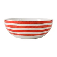 Martha Stewart Salt and Shore Americana 10 inch Ceramic Serve Bowl