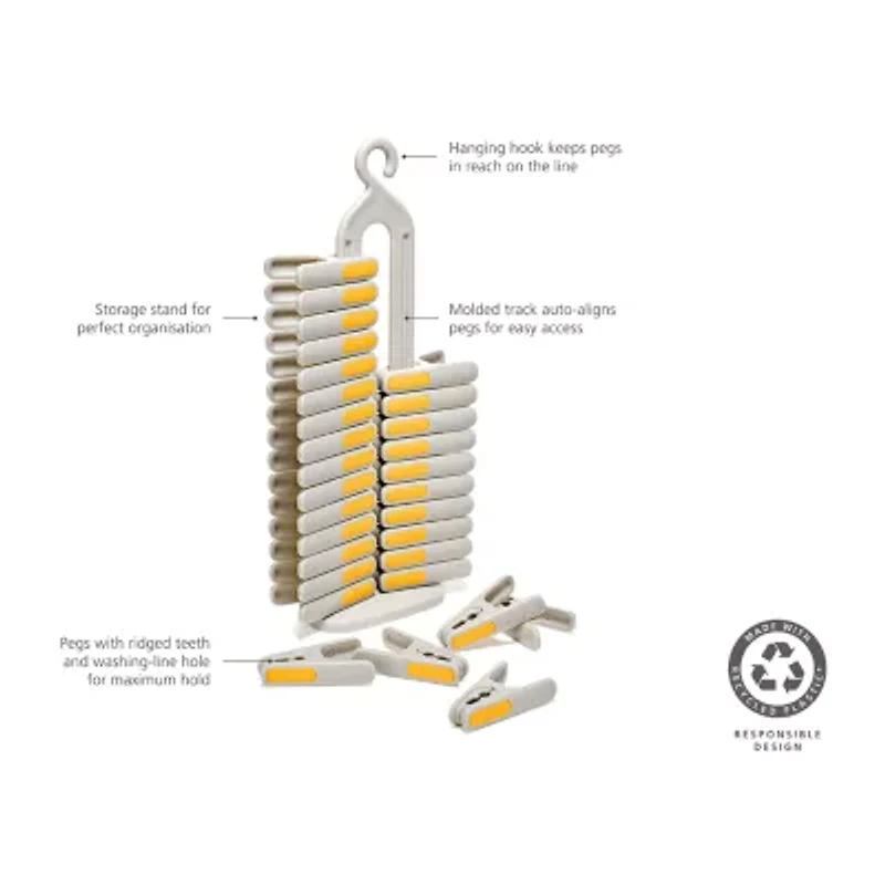 Joseph Joseph  Pegstore 30-pc. Clothespins