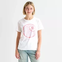 Grayson Threads, The Label Magic 8 Ball Boyfriend Tee Womens Juniors Crew Neck Short Sleeve Relaxed Fit Graphic T-Shirt