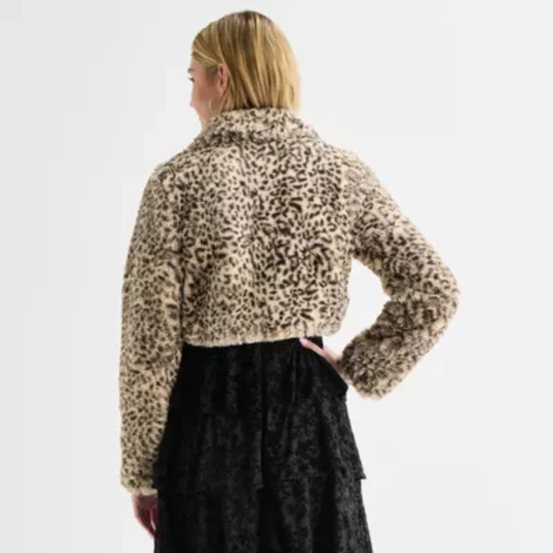 by&by Womens Juniors Long Sleeve Shrug