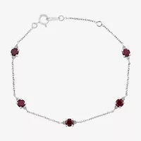 Limited Quantities! Womens 10K White Gold 7.25 Inch Solid Cable Chain Bracelet