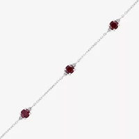 Limited Quantities! Womens 10K White Gold 7.25 Inch Solid Cable Chain Bracelet