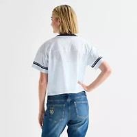 Arizona Womens Juniors V Neck Short Sleeve Jersey