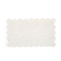 Layerings Scalloped Marble Serve Board