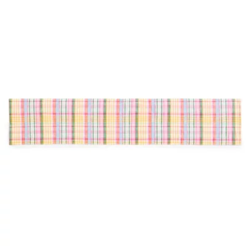Layerings Plaid Table Runner