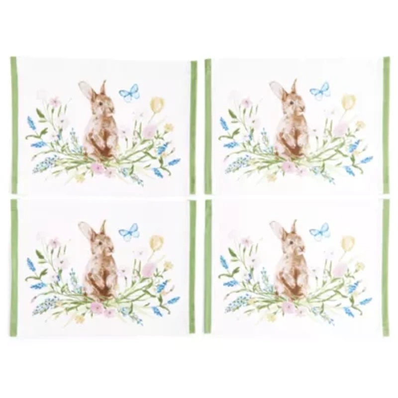 Layerings Bunny 4-pc. Placemat