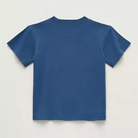 Okie Dokie Toddler & Little Girls Round Neck Short Sleeve Relaxed Fit Graphic T-Shirt