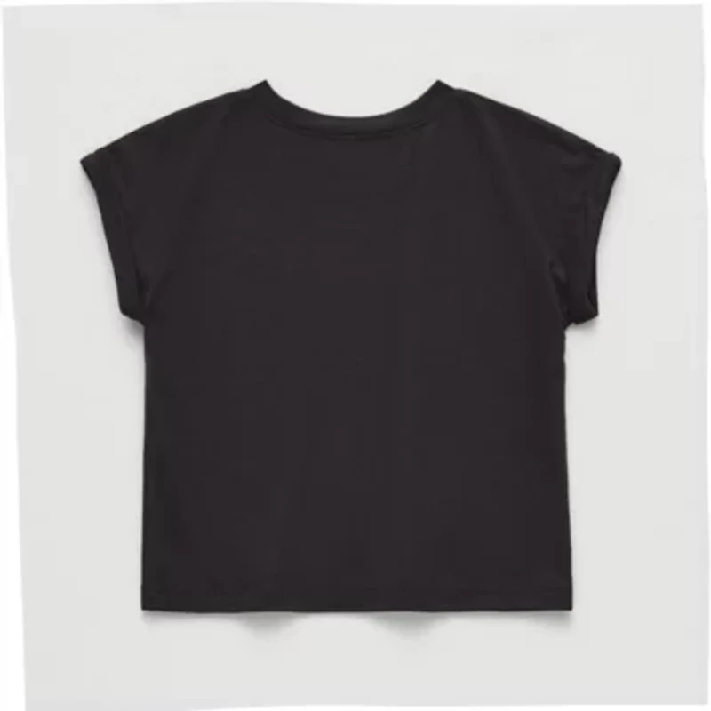 Okie Dokie Active Toddler Girls Round Neck Short Sleeve Adaptive Regular Fit Graphic T-Shirt