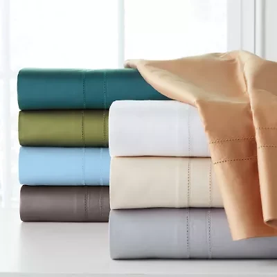 Pointehaven Long Staple Cotton Double Hem Stitch Deep Pocket Oversized 625 Sheet Set