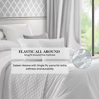 Pointehaven Long Staple Cotton Deep Pocket Oversized 500tc Sheet Set