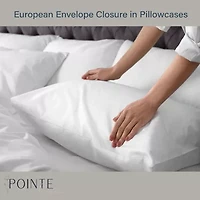 Pointehaven Long Staple Cotton Percale Deep Pocket Oversized Double Stitch 300tc Sheet Set