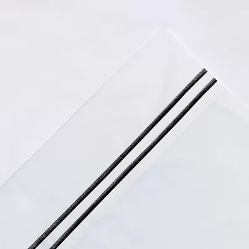 Pointehaven Long Staple Cotton Percale Deep Pocket Oversized Double Stitch 300tc Sheet Set