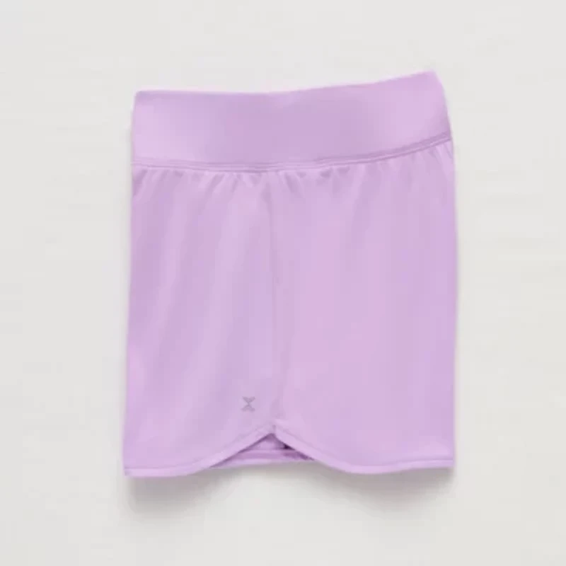 Xersion Little & Big Kid Girls Stretch Fabric Mid Rise Pull-On Short