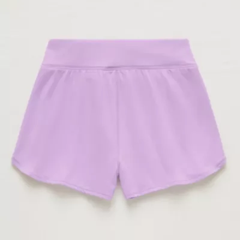 Xersion Little & Big Kid Girls Stretch Fabric Mid Rise Pull-On Short