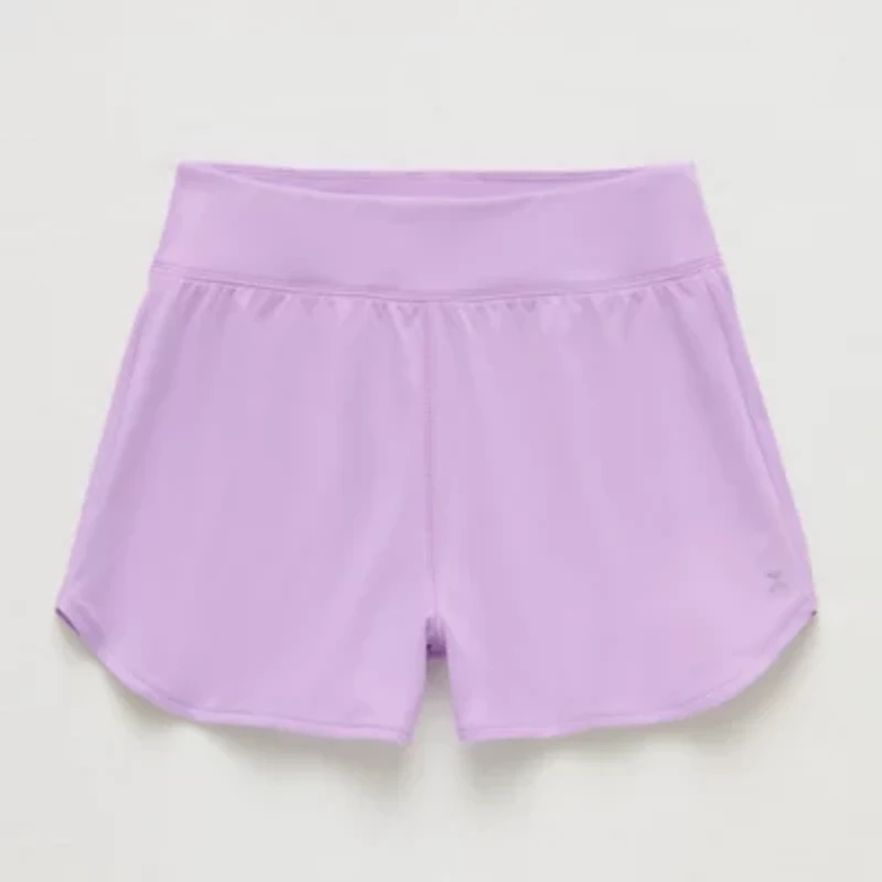 Xersion Little & Big Kid Girls Stretch Fabric Mid Rise Pull-On Short