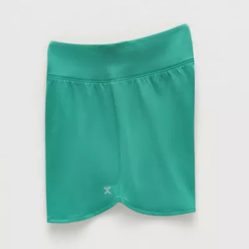 Xersion Little & Big Kid Girls Stretch Fabric Mid Rise Pull-On Short