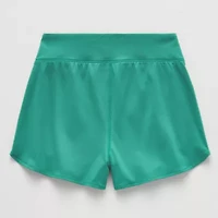 Xersion Little & Big Kid Girls Stretch Fabric Mid Rise Pull-On Short