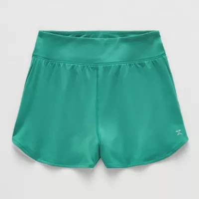 Xersion Little & Big Kid Girls Stretch Fabric Mid Rise Pull-On Short