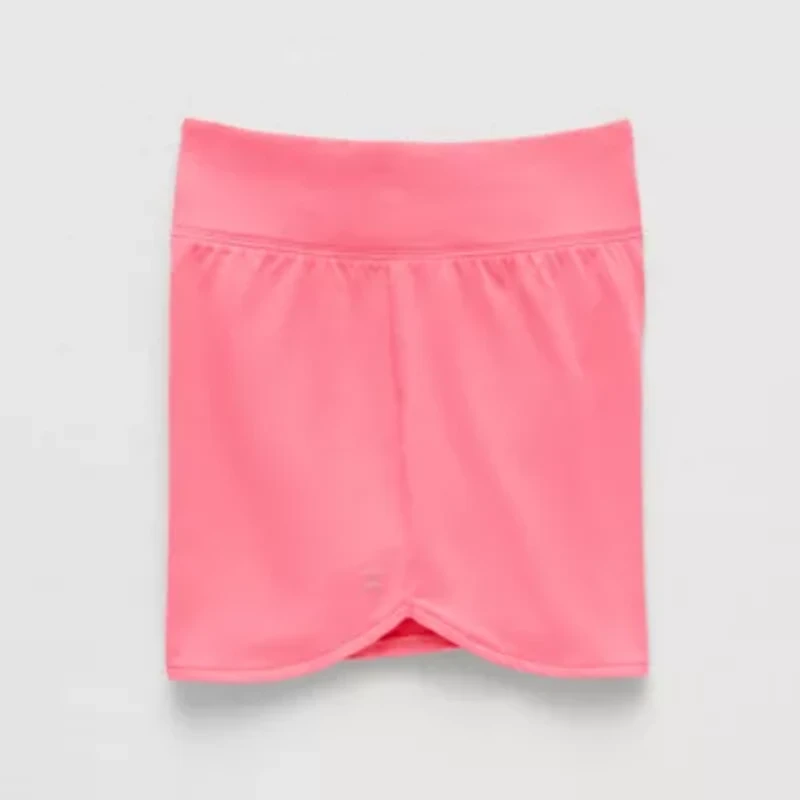 Xersion Little & Big Kid Girls Stretch Fabric Mid Rise Pull-On Short