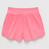 Xersion Little & Big Kid Girls Stretch Fabric Mid Rise Pull-On Short