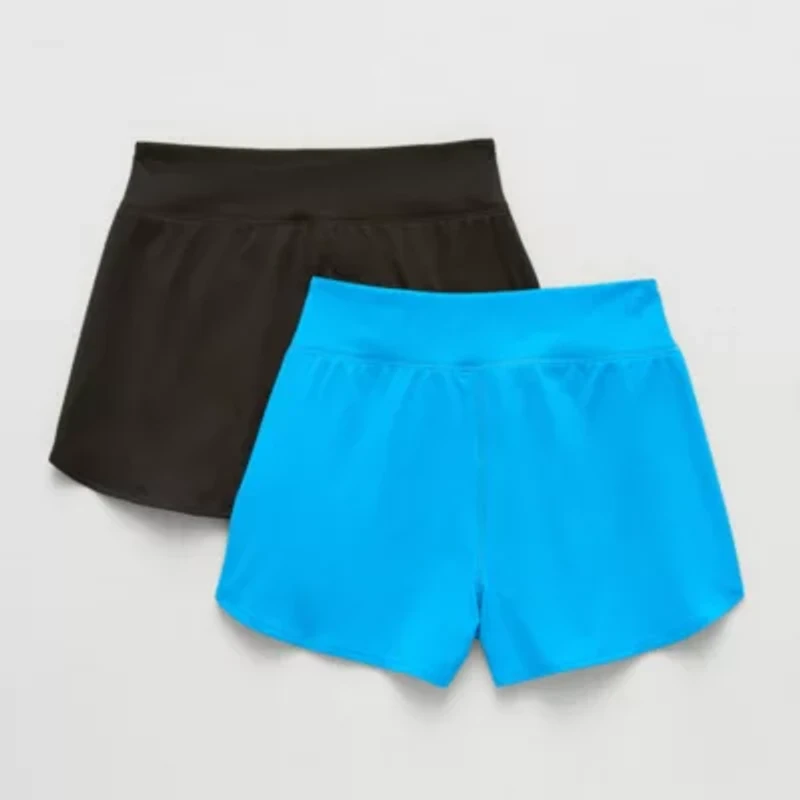 Xersion Little & Big Kid Girls Stretch Fabric Mid Rise 2-pc. Pull-On Short