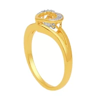 Love in Motion™ Diamond-Accent 10K Yellow Gold Heart Ring