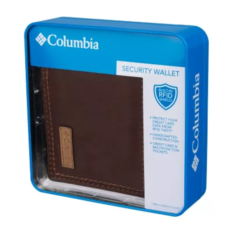 Columbia Mens Rfid Blocking Bifold Wallet