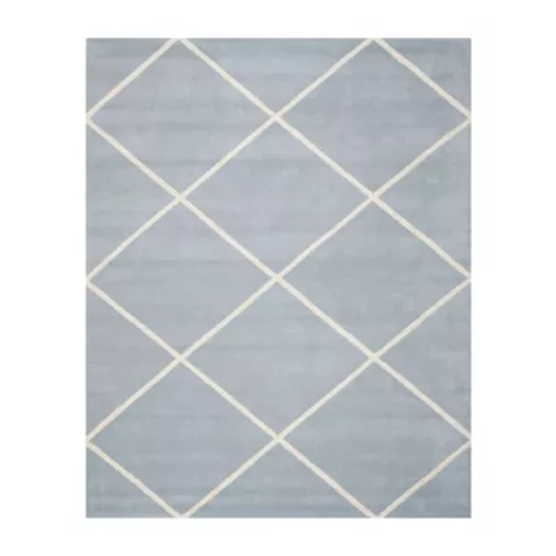 Safavieh Jayma Geometric Hand Tufted Wool Indoor Round Rug
