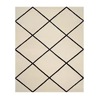 Safavieh Jayma Geometric Hand Tufted Wool Indoor Round Rug