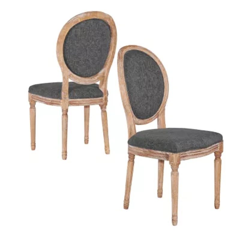 Manchester Oval Back Set of 2 Dining Chairs
