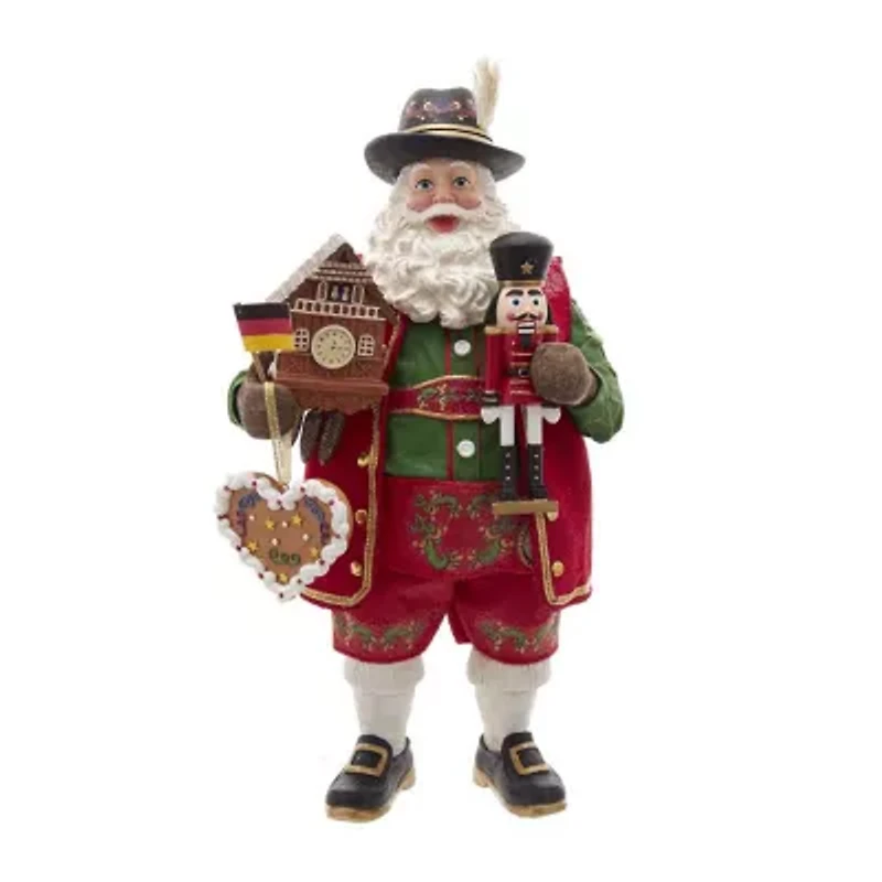 Kurt Adler 11-Inch Fabriché Musical German Santa