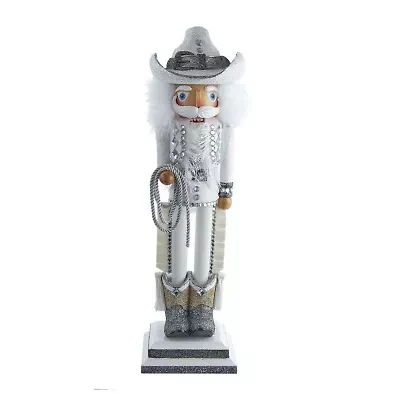 Kurt Adler 19-Inch Hollywood Rhinestone Cowboy Nutcracker
