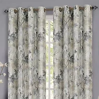Tranquil Grommet Top Light-Filtering Single Curtain Panel