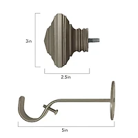 Elrene Home Fashions Florence 1 Adjustable Curtain Rod