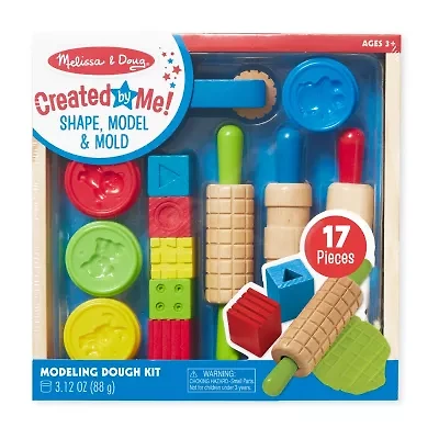 Melissa & Doug Shape; Model And Mold 17-pc. Toy Playset