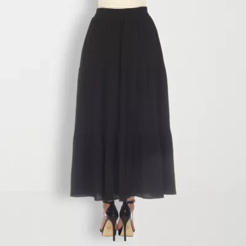 White Mark Womens Maxi Skirt