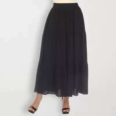 White Mark Womens Maxi Skirt