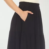 White Mark Womens Maxi Skirt