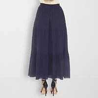 White Mark Womens Maxi Skirt