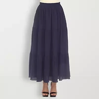 White Mark Womens Maxi Skirt