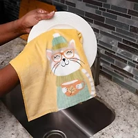 Ritz Autumn Cat 3-pc. Kitchen Towel Set