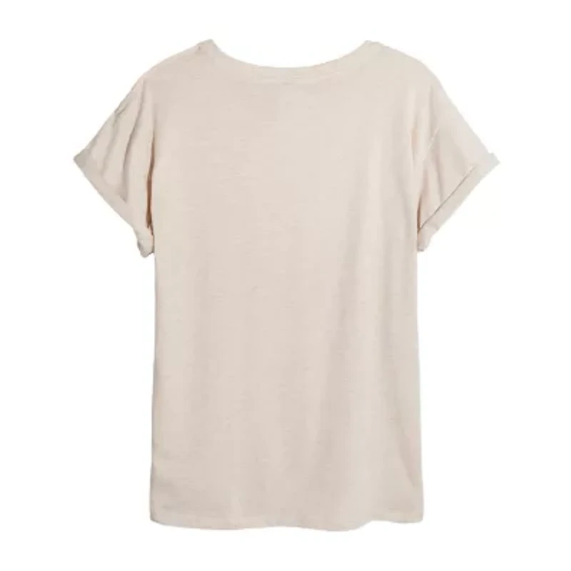 Peanuts Snoopy Coat Tee Womens Juniors Scoop Neck Short Sleeve Oversized Graphic T-Shirt