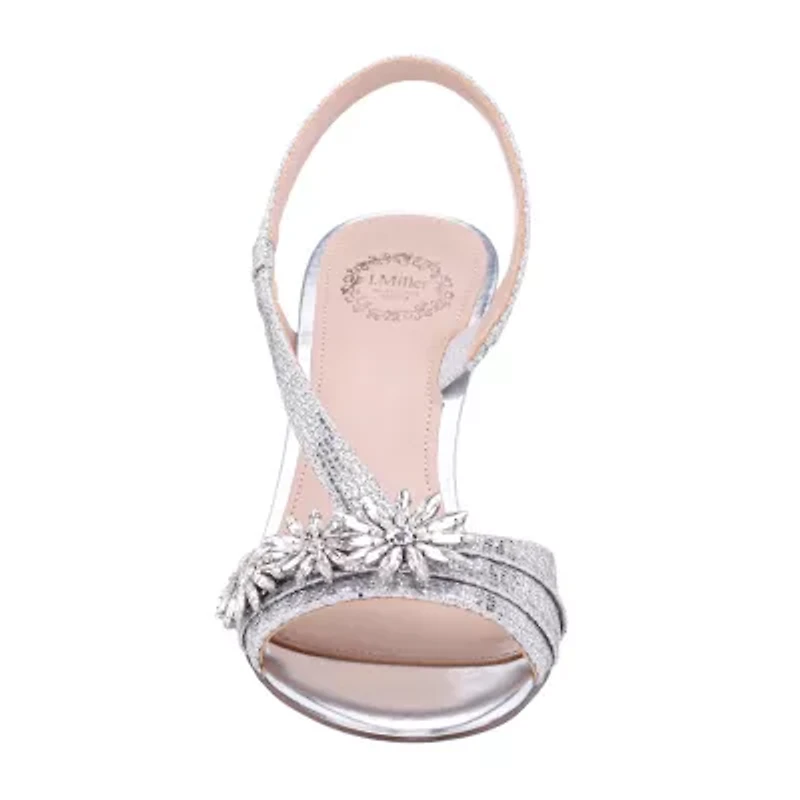 I. Miller Lionel Womens Open Toe Flat Heel Pumps