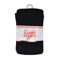 Candy Hearts Little & Big Kid Girls 2-pc. Tights