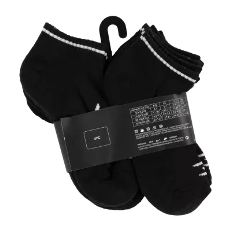 Nike 3BRAND by Russell Wilson Big Kid Boys Multi-Pack 6 Pair Low Cut Socks