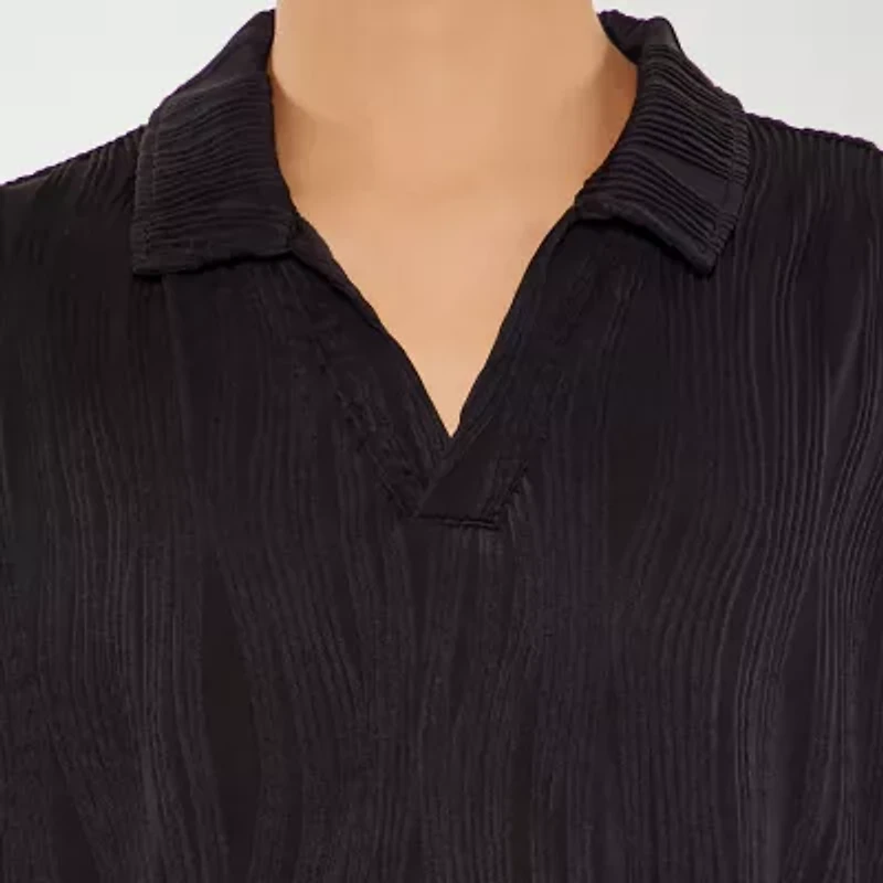 Forever 21 Mens Short Sleeve Textured Polo Shirt