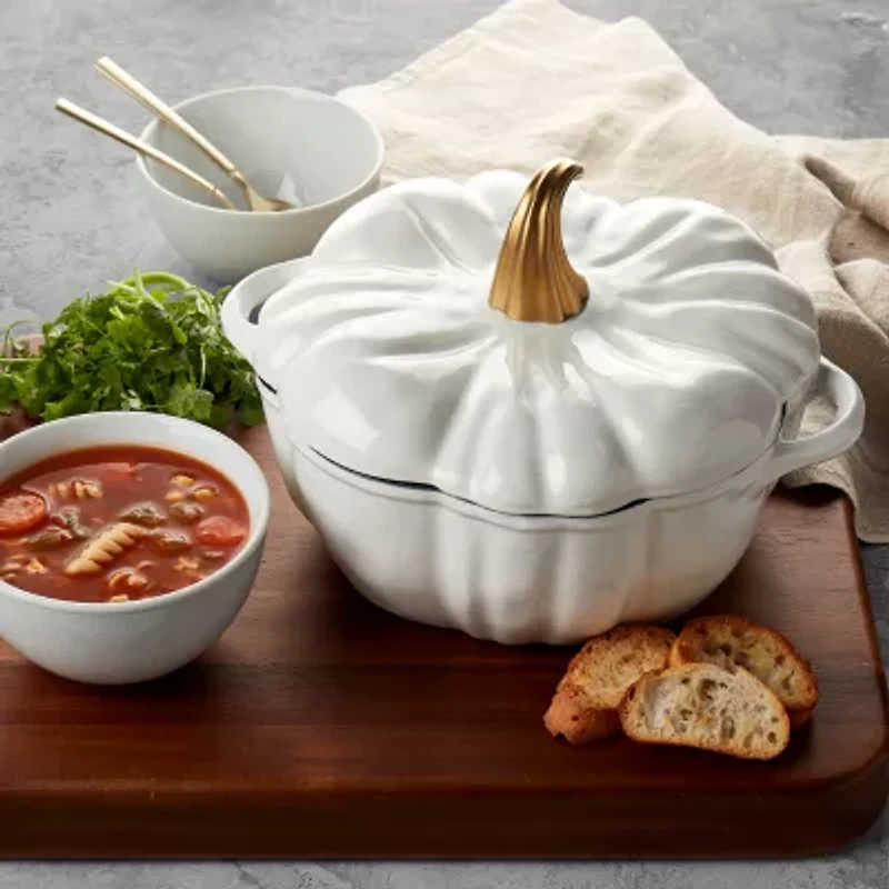 Smith & Clark Cast Iron Pumpkin Harvest 2-qt. Dutch Oven